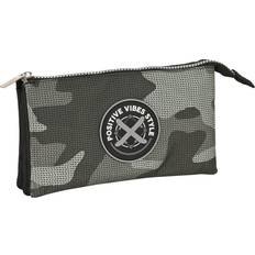 Children School Bags Safta Stone Black School Pencil Case - Black