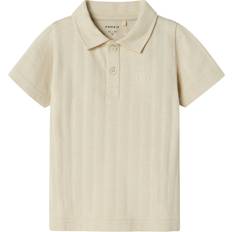 Pojkar Pikétröjor Name It Nmmfene Ss Polo - Beige