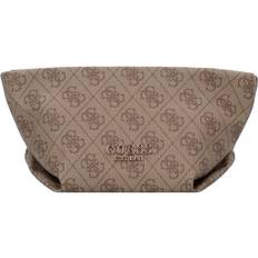 Brown - Women Cosmetic Bags Guess Eco Evaine Cosmetic Bag - Brown