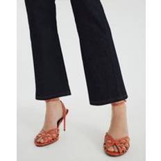 Orange - Women Heeled Sandals River Island Caged Heeled Sandals - Orange