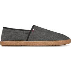 Black - Men Espadrilles Tommy Hilfiger Linen Chambray Espadrilles