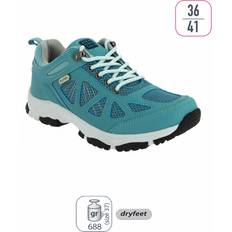 Turquoise Hiking Shoes Women's Low-Top Hiking Boots - Turquoise