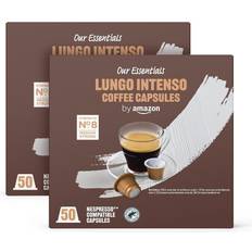 Food & Drinks Amazon Lungo Intenso Nespresso Compatible Coffee Capsules 100