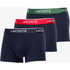 Lacoste Röda Underkläder Lacoste Trunk 3-Pack - Navy Blue/Green/Red