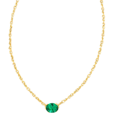 Kendra Scott Cailin Pendant Necklace in Green Crystal