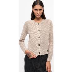 Ganni Koftor Ganni Leopard Printed Cardigan - Alpaca/Polyamide/Wool