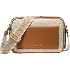 Michael Kors Skuldertaske - Cognac/Hvid