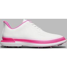 G/Fore Gallivan2R G/Lock Tuxedo Stripe Golf Shoe - Snow/Knockout Pink