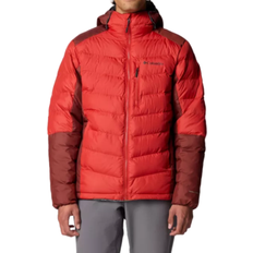 Puffer jackets men Columbia Men's Labyrinth Loop Hooded Puffer Jacket, Medium, Red