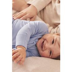 Bamboo Children's Clothing Mori Gerippter Stretch-Schlafanzug Bio-Baumwolle Bambus 2-Wege - Reißverschluss9