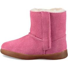 UGG Pink Winter Shoes UGG Keelan Velcro Fleece Lined Snow Boots - Pink