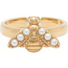 Pearl Bee Gold Tone Ring