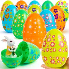 Plastic Easter Decorations Joyin 12 Pcs 7 Jumbo Eggs Big Empty Large Easter Eggs Easter Decoration