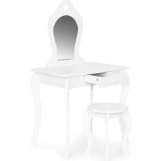 ECOTOYS Large Children's Dressing Table With Mirror