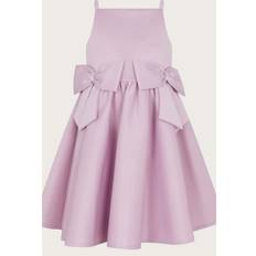 Girls Dresses Monsoon Kids' Double Bow Scuba Dress - Lilac