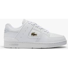 Lacoste Women Shoes Lacoste Basket Court Cage Leather Sneakers - Blanc