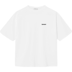 bareen Box Fit T-shirt Logo - White