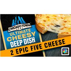 Chicago Chicago Town Ultimate Cheesy Deep Dish Epic Five Cheese Pizza 2 x 164G