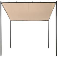 Beliani Pergola Tortora 282 x 294 cm Acciaio