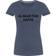 My Angry Socks Alskar Fan Kaffe Premium T-shirt Women's - Heather Blue