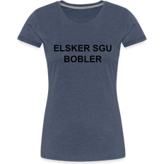 My Angry Socks Elsker Sgu Bobler Premium T-shirt Women - Heather Blue