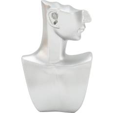 Silver Smyckesträd Neoglint Mannequin Earring Display Stand Organizer - Silver