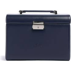 Blue Jewellery Boxes Windrose Merino Jewelry Box - Dark Blue