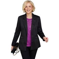 Gold Blazers Chums Ladies Tailored Ponteroma Lined Blazer - Gold