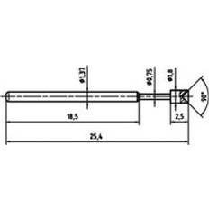 Handverktyg PTR Hartmann Nippel U1-04B 1/4'' fl X 1/4'' NPT Mätverktyg