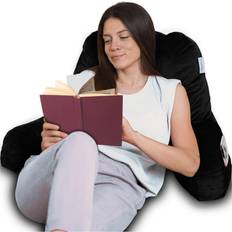ComfortSpa Reading for Bed Adult Size Back Rest Pillow with Arms Ergonomic Pillow