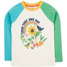 Kids' Tamar Raglan Top - White/Grow