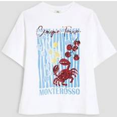 Embellished 100% Cotton Top