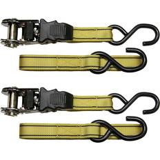 Svarta Bogseringsband Carpoint Tensioning Straps Yellow Luxury 2x5M