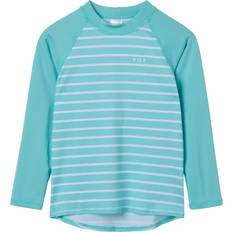 Blue UV Shirts Children's Clothing Polarn O. Pyret UV Kids Swim Top - Turquoise