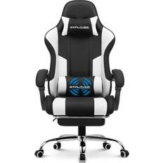 GTPLAYER Gaming Chair with Footrest and Lumbar