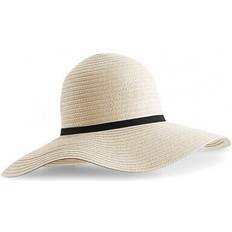 Natural Hats Gift Base Natural Women's Beach Sun Hat Wide-Brimmed Straw - Lightweight