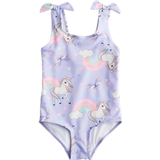 H&M Gemusterter Badeanzug - Lila