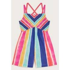 Playsuits Children's Clothing Monsoon Kids' Stripe Strappy Playsuit - Multi