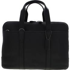 Coach Briefcases Coach Metropolitan Soft Briefcase In Pebbled Leather - Black