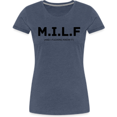My Angry Socks MILF Premium Women's T-shirt - Heather Blue