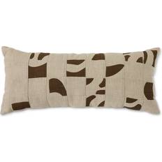 HKliving Patched Kudde 30x70 cm Komplett dekorationskudde Natur, Beige, Brun