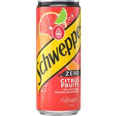 Läsk Schweppes Zero Citrus Fruits 33cl