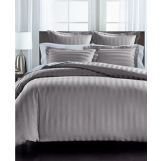 Charter Club Damask 1.5 Stripe Set Full/Queen Duvet Cover Gray (243.8x228.6cm)