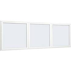 Sparvinduer TS0303 PVC Tophængte vinduer Vindue med 3-lags glas 120x45cm
