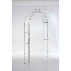 CLP Arche Pour Plantes Grimpantes En Métal Blanc Antique