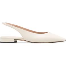Scarosso Pointed-Toe Slingback Ballerina Shoes - Women - Neutrals