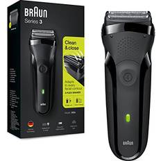 Braun Rasierapparate Braun Series 3 Elektrorasierer mit 3 Flexiblen Klingen 30 min Schwarz