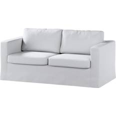 Hemtextil Dekoria Karlstad Klädsel 2-Sits Soffa Lång 165 x 89 x 64 cm Benvit Sofföverdrag Vit