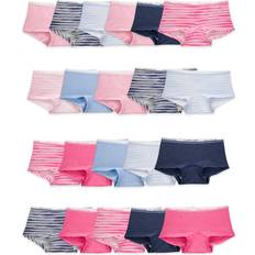 Fruit of the Loom Girls' Cotton Boyshort Underwear, Pack-Fashion Assorted