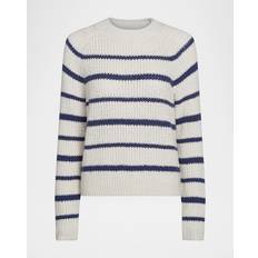 Vince Ribbed Stripe Raglan-Sleeve Crewneck Sweater - PAMPASDK PERI